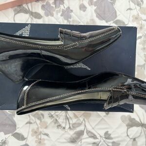 Anne Klein Black Patent Leather Shoes